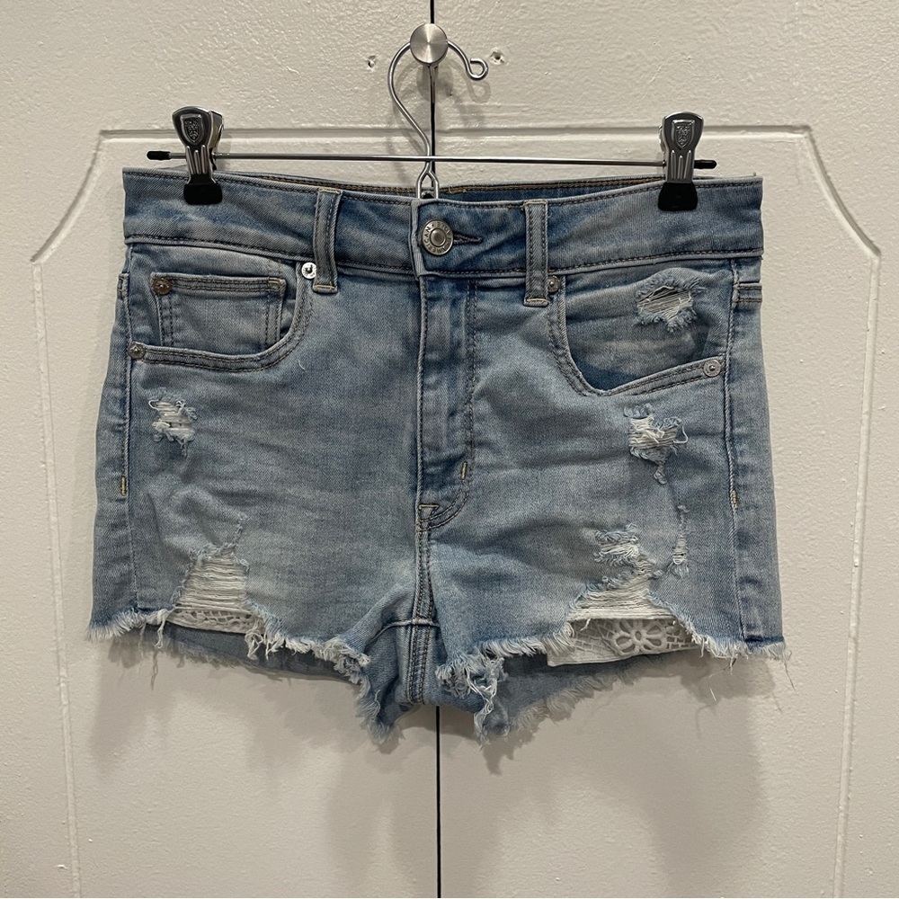 American Eagle Outfitters Light Blue Jean Shorts